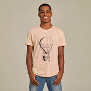 Recycled Polyester + Linen Men's T-shirt - Fly Away