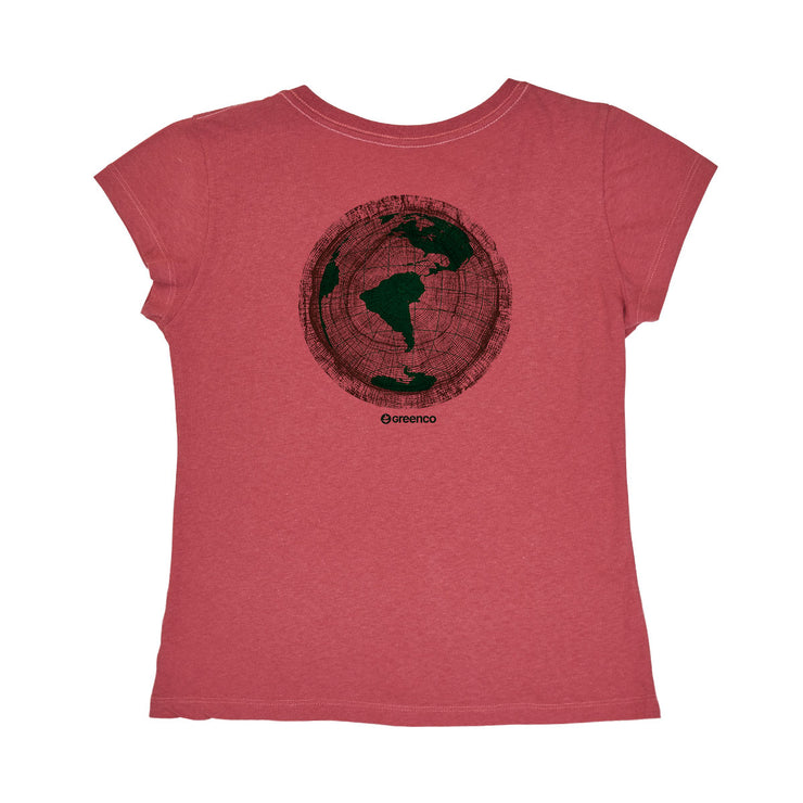 Recotton Women's T-shirt - Green Wood World