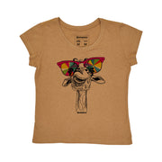 Recotton Women's T-shirt - Crazy Giraffe