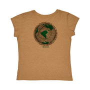 Recotton Women's T-shirt - Green Wood World