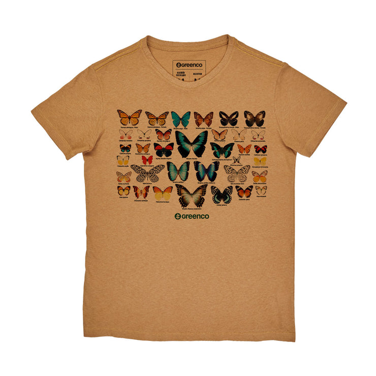 Recotton Men's T-shirt - Butterflies