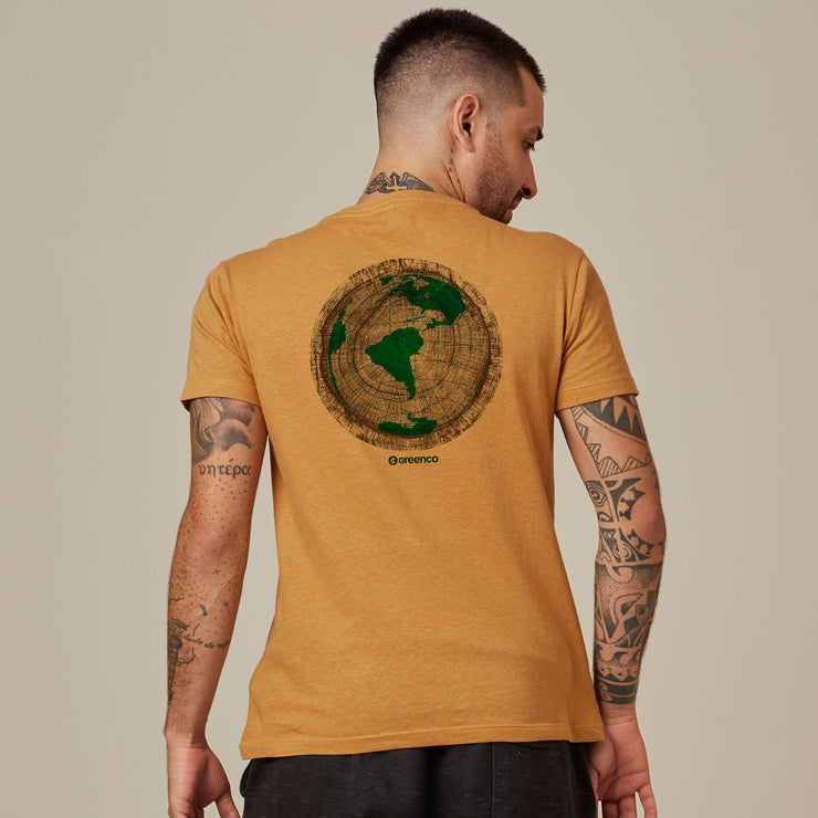 Recotton Men's T-shirt - Green Wood World