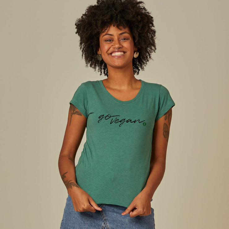 Recotton Women's T-shirt - Go Vegan