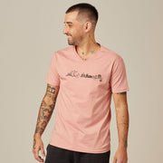 Men's V-neck T-shirt - 7 Wonders