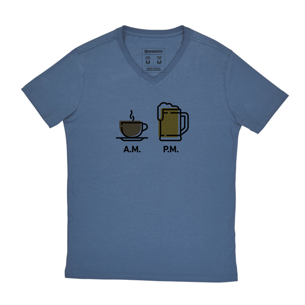 Men's V-neck T-shirt - AM PM - Beer