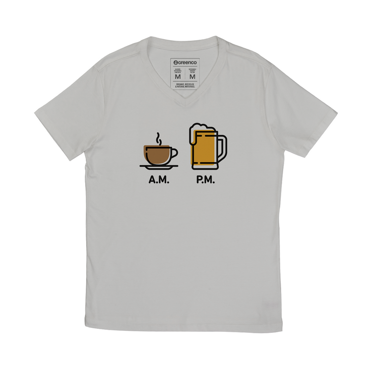 Men's V-neck T-shirt - AM PM - Beer