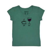 Recotton Women's T-shirt - AM PM - Wine
