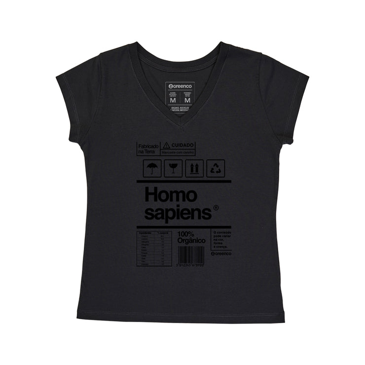 Women's V-neck T-shirt - Homo Sapiens