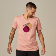 Men's V-neck T-shirt - Corkscrew