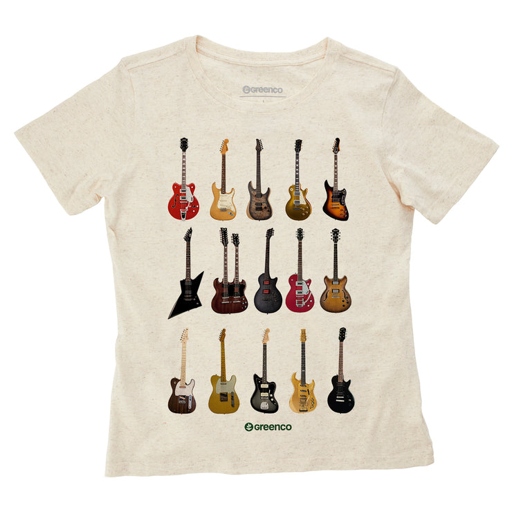 Women's Comfort T-shirt - Guitar Types