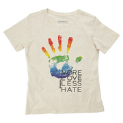 Women's Comfort T-shirt - More Love Less Hate