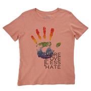 Women's Comfort T-shirt - More Love Less Hate