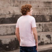 Sustainable Cotton Men's T-Shirt - Blank - Light pink