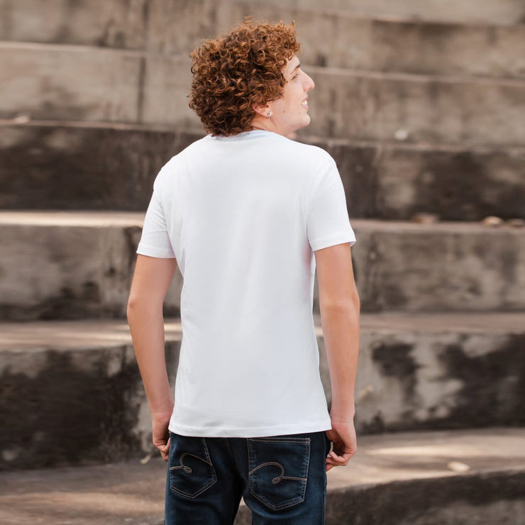 Sustainable Cotton Men's T-Shirt - Blank - White