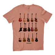 Men's Comfort T-shirt - Guitar Types