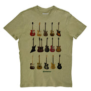 Men's Comfort T-shirt - Guitar Types