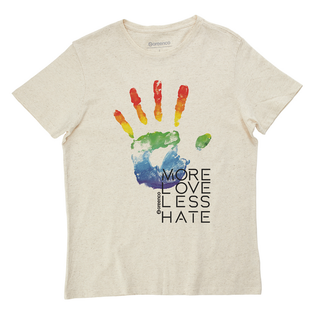 Men's Comfort T-shirt - More Love Less Hate