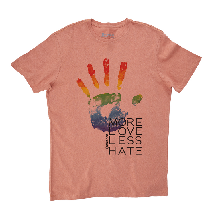 Men's Comfort T-shirt - More Love Less Hate