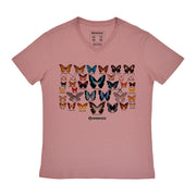 Men's V-neck T-shirt - Butterflies