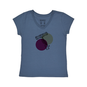 Women's V-neck T-shirt - Corkscrew