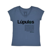 Women's V-neck T-shirt - Lúpulos
