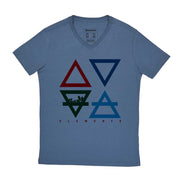 Men's V-neck T-shirt - 4 Elements