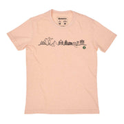 Recycled Polyester + Linen Men's T-shirt - 7 Wonders