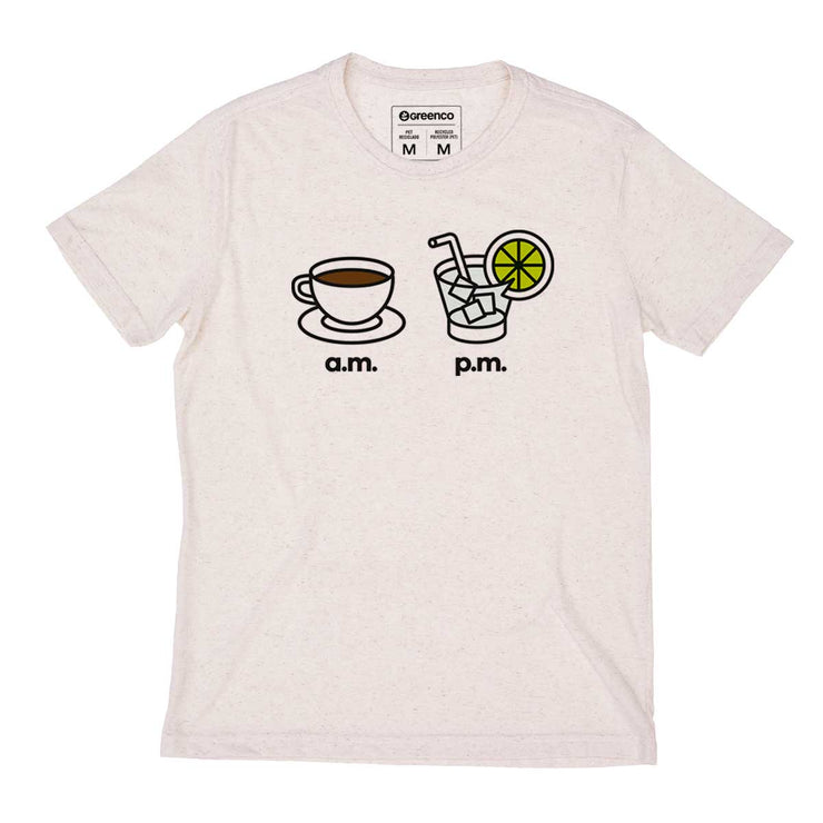 Recycled Polyester + Linen Men's T-shirt - AM PM - Caipirinha