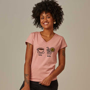 Women's V-neck T-shirt - AM PM - Caipirinha