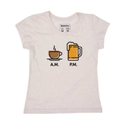 Recycled Polyester + Linen Women's T-shirt - AM PM - Chopp