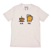 Recycled Polyester + Linen Men's T-shirt - AM PM - Chopp