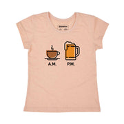 Recycled Polyester + Linen Women's T-shirt - AM PM - Chopp