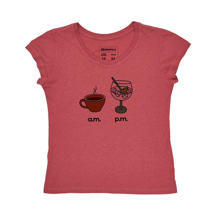 Recotton Women's T-shirt - AM PM - Gin