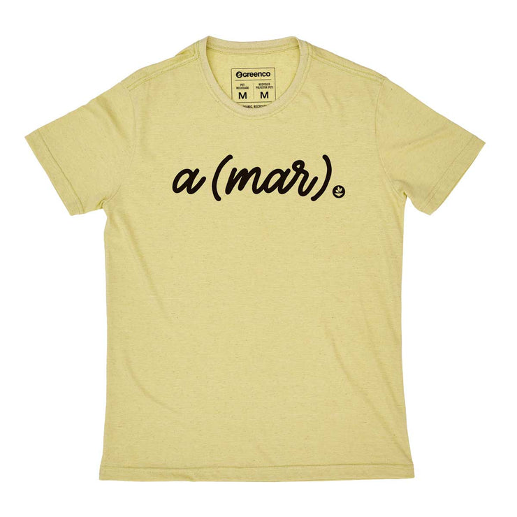 Recycled Polyester + Linen Men's T-shirt - Amar