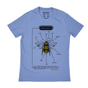 Organic Cotton Men's T-shirt - Anatomy Of a Bee