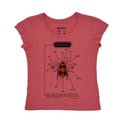 Recotton Women's T-shirt - Anatomy of a Bee
