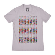 Organic Cotton Men's T-shirt - World Flags