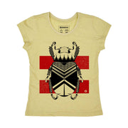 Recycled Polyester + Linen Women's T-shirt - Beetle