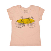 Recycled Polyester + Linen Women's T-shirt - Let's Go!