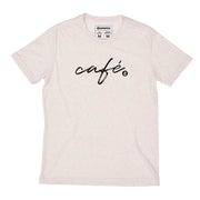 Recycled Polyester + Linen Men's T-shirt - Coffee
