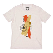 Recycled Polyester + Linen Men's T-shirt - Craft Beer
