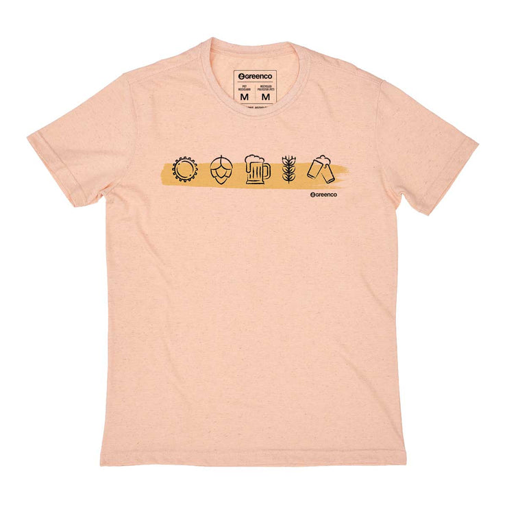 Recycled Polyester + Linen Men's T-shirt - Brewers