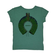 Recotton Women's T-shirt - Green Headdress