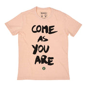 Recycled Polyester + Linen Men's T-shirt - Come As You Are