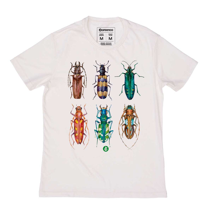Organic Cotton Men's T-shirt - Colored Beetles