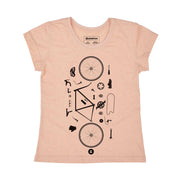 Recycled Polyester + Linen Women's T-shirt - Desconstrubike