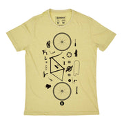 Recycled Polyester + Linen Men's T-shirt - Desconstrubike