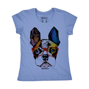 Organic Cotton Women's T-shirt - Dog Hipster