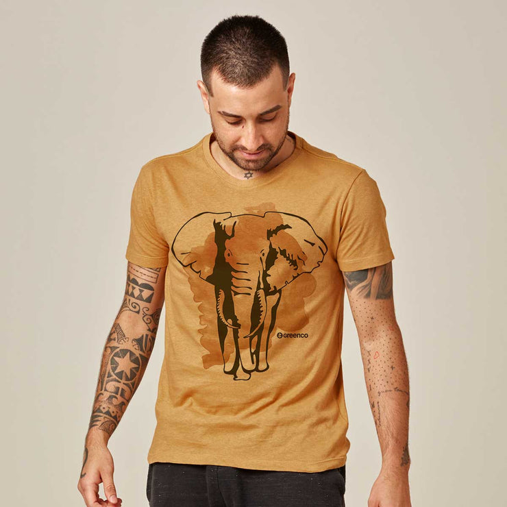 Recotton Men's T-shirt - Elephant