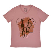 Men's V-neck T-shirt - Elephant